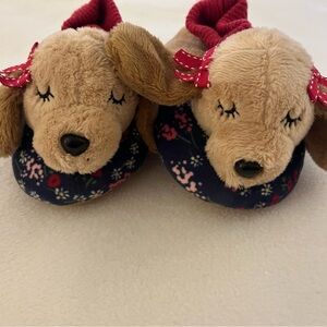 Gymboree Preppy Puppy Dog Slippers